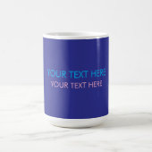 Fügen Sie Ihr eigenes Textslogan Minimalistisch Mo Kaffeetasse (Mittel)