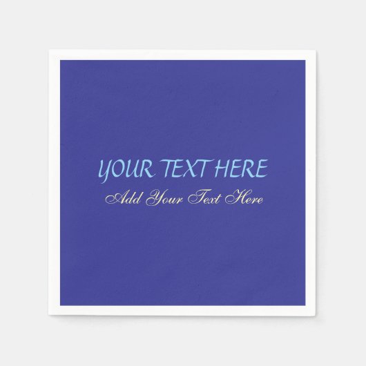 Fügen Sie Ihr eigenes Textslogan Minimalistisch Mo Serviette (Vorderseite)