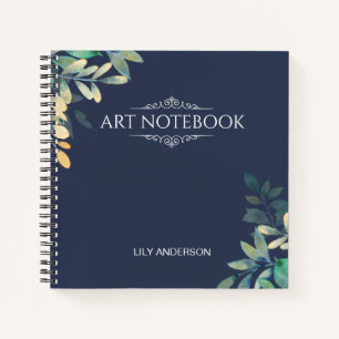 Fügen Sie Ihr eigenes Thema und Ihren Namen mit de Notizblock