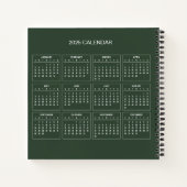 Fügen Sie Ihr eigenes Thema und Ihren Namen mit de Notizblock (Rückseite)