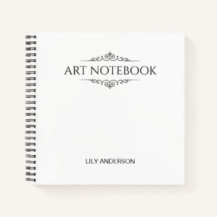 Fügen Sie Ihr eigenes Thema und Ihren Namen mit de Notizblock