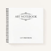 Fügen Sie Ihr eigenes Thema und Ihren Namen mit de Notizblock (Vorderseite)