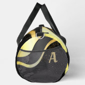 Fügen Sie Ihr erstes Gold Ribbon Design auf schwar Duffle Bag (Rechts)