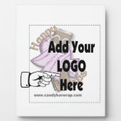 Fügen Sie Ihr FirmenLOGO als Kunden- oder Mitarbei Fotoplatte (Vorderseite)