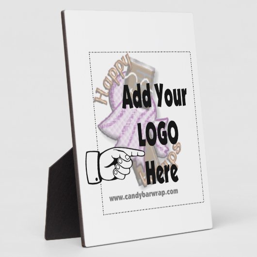 Fügen Sie Ihr FirmenLOGO als Kunden- oder Mitarbei Fotoplatte (Seite)