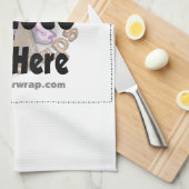 Fügen Sie Ihr FirmenLOGO als Kunden- oder Mitarbei Handtuch (Viertel Falte)