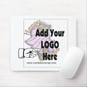 Fügen Sie Ihr FirmenLOGO als Kunden- oder Mitarbei Mousepad (Mit Mouse)