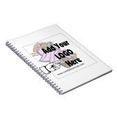 Fügen Sie Ihr FirmenLOGO als Kunden- oder Mitarbei Notizblock (Rechte Seite)