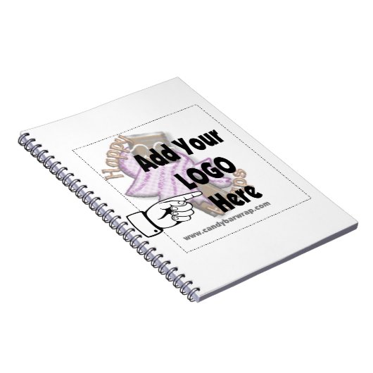 Fügen Sie Ihr FirmenLOGO als Kunden- oder Mitarbei Notizblock (Rechte Seite)