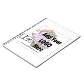 Fügen Sie Ihr FirmenLOGO als Kunden- oder Mitarbei Notizblock (Linke Seite)