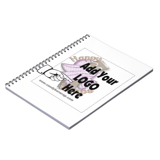 Fügen Sie Ihr FirmenLOGO als Kunden- oder Mitarbei Notizblock (Linke Seite)