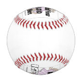 Fügen Sie Ihr FirmenLOGO-Baseball hinzu Baseball (Rückseite)