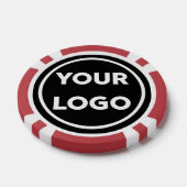 Fügen Sie Ihr Firmenlogo für die schwarze Markenbe Pokerchips (Einzeln)