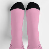 Fügen Sie Ihr Firmenlogo Geschäftsshop-Logo hellro Socken (Oben)