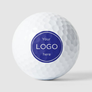 Fügen Sie Ihr Firmenlogo golfblau hinzu Golfball