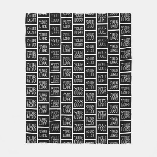 Fügen Sie Ihr Firmenlogo, Ihr Foto oder Ihr Hochla Fleecedecke (Vorderseite)