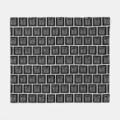 Fügen Sie Ihr Firmenlogo, Ihr Foto oder Ihr Hochla Fleecedecke (Vorderseite (Horizontal))