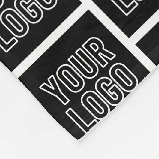 Fügen Sie Ihr Firmenlogo, Ihr Foto oder Ihr Hochla Fleecedecke (Ecke)