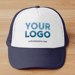 Fügen Sie Ihr Firmenlogo und Ihre Website hinzu Truckerkappe