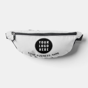 Fügen Sie Ihr Firmenlogo und Ihren Firmennamen an Bauchtasche