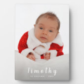 Fügen Sie Ihr Foto 1. Weihnachten Fotoplatte (Vorderseite)