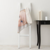 FÜGEN SIE IHR FOTO Bester Vater je Sherpa Blanket Sherpadecke (Beispiel)