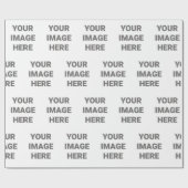 Fügen Sie Ihr Foto Design Ihre eigenen Weihnachten Geschenkpapier (Flach)