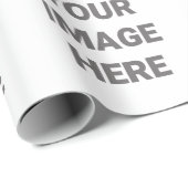 Fügen Sie Ihr Foto Design Ihre eigenen Weihnachten Geschenkpapier (Rolleneckpunkt)