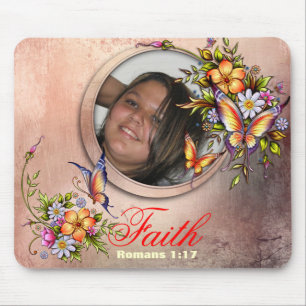Fügen Sie Ihr Foto Faith # 4 Mousepad hinzu