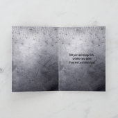 Fügen Sie Ihr Foto Gothic Cobwebs verzierte Rahmen Karte (Innenseite)