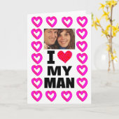 Fügen Sie Ihr Foto hinzu, das ich meinem Mann Lieb Karte (Gelbe Blume)