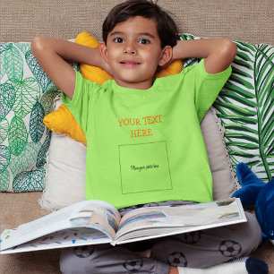 Fügen Sie Ihr Foto hinzu, Niedliche Farbkids-Jugen T-Shirt