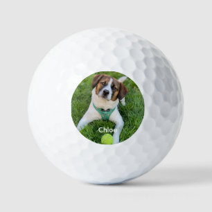 Fügen Sie Ihr Foto Hund Foto Kinder Foto Familie F Golfball