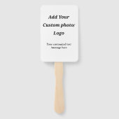 Fügen Sie Ihr Foto-Logo individuell Ihren Text mod Fächer (Rückseite)