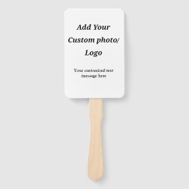 Fügen Sie Ihr Foto-Logo individuell Ihren Text mod Fächer