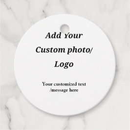 Fügen Sie Ihr Foto-Logo individuell Ihren Text mod Geschenkanhänger