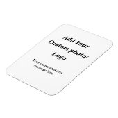 Fügen Sie Ihr Foto-Logo individuell Ihren Text mod Magnet (Linke Seite)