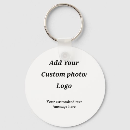 Fügen Sie Ihr Foto-Logo individuell Ihren Text mod Schlüsselanhänger (Vorderseite)