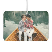 Fügen Sie Ihr Foto Paare Foto Geschenkwagen Autolufterfrischer (Rückseite)