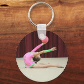Fügen Sie Ihr Foto personalisiert Gymnastik Schlüs Schlüsselanhänger (Vorderseite)