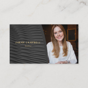 Fügen Sie Ihr Foto Real Anwesen Consultant hinzu Visitenkarte