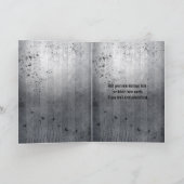 Fügen Sie Ihr Foto schwarz-gotische Rahmen hinzu Karte (Innenseite)