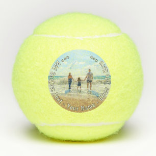 Fügen Sie Ihr Foto Tennisbälle Geschenk Benutzerde