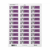 Fügen Sie Ihr Foto und Ihre Informationen, Lila Ad (Vorne)