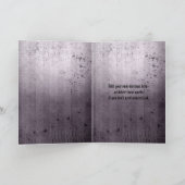 Fügen Sie Ihr Foto verziert Gothic-Rahmen hinzu Karte (Innenseite)