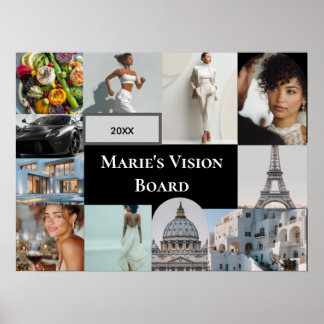Fügen Sie Ihr Foto-Vision-Board-Custom-Poster hinz Poster