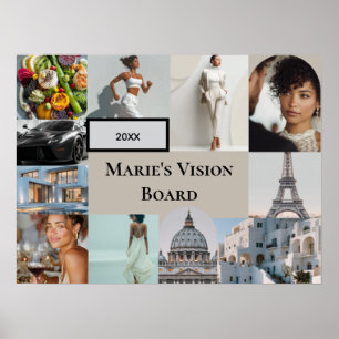 Fügen Sie Ihr Foto-Vision-Board-Custom-Poster hinz Poster