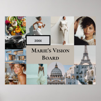 Fügen Sie Ihr Foto-Vision-Board-Custom-Poster hinz Poster