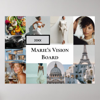 Fügen Sie Ihr Foto-Vision-Board-Custom-Poster hinz Poster