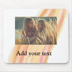 Fügen Sie Ihr Foto Weihnachten personalisiertes Wa Mousepad